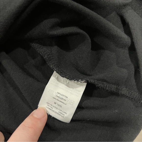 Madewell Tie Front Short Sleeve Cotton Top - Picture 9 of 9